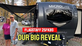 Inside look Flagstaff Micro Lite 25FKBS and Rockwood 2516S  Our Big Reveal [upl. by Lorelei]