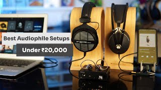 Best Headphone Setups for Audiophiles Under Rs 20000 Including DAC  AMP  Headphone [upl. by Sotsirhc371]