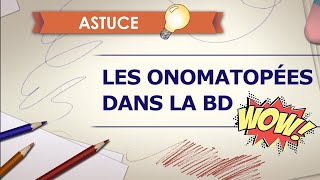 Dessiner des onomatopées dans la BD  Astuce Dessin [upl. by Morentz]