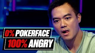 0 Pokerface 100 Angry Moments ♠️ PokerStars [upl. by Breana]