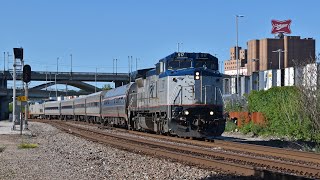 Amtrak Dash 8s on the Borealis and Hiawatha [upl. by Oguh499]