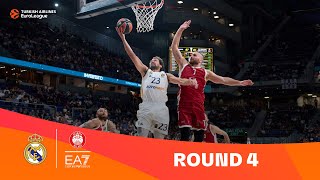 Real MadridEA7 Emporio Armani Milan  Round 4 Highlights  202324 Turkish Airlines EuroLeague [upl. by Ahsilram325]