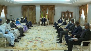 Malian ministers meet Mauritanian president in Nouakchott [upl. by Negaet824]