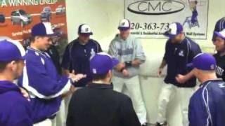 Winona State Warrior baseball rain delay fun [upl. by Aicelef]