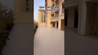 1Bhk Jodi flat 680sq ft plus terrace 1100sq ft carpet 230cr realestate miraroad home property [upl. by Tami125]