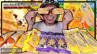 SEDAP KE AISKRIM BOBA SALTED EGG YOLK NI  AISKRIM BOBA TEALIVE  ASMR MUKBANG [upl. by Atiuqin750]