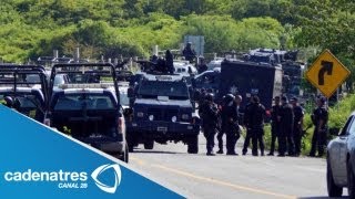 Indignación en México por los videos de la mortal emboscada a cuatro policías [upl. by Kho]