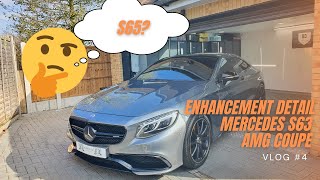 VLOG 4 Mercedes S63 AMG Coupe Enhancement Detail and Ceramic Coatings [upl. by Anaihr]