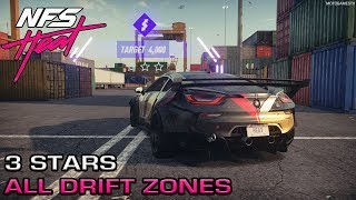 Need for Speed Heat  All 35 Drift Zones with 3 Stars Guide [upl. by Robson223]