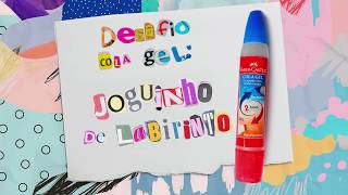 Desafio Cola Gel Labirinto [upl. by Lehpar]