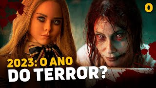 Os MELHORES FILMES DE TERROR de 2023 M3GAN ou A MORTE DO DEMÔNIO Parte 1 [upl. by Soiritos]