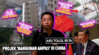 PROYEK GEDUNG ABAL2 CHINA BANYAK YANG JADI KORBAN [upl. by Inahteb]