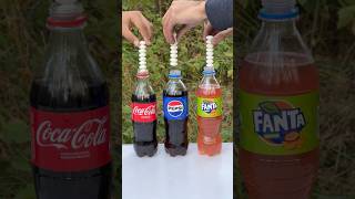 quotMentos vs Cola Pepsi and Fanta – Comparison of Reactionsquot 🔥experiment mentos [upl. by Bartle]