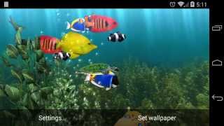 Aquarium Live Wallpaper [upl. by Lynnette]