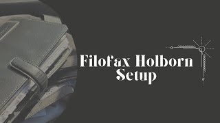 filofax holborn set up [upl. by Yttam433]