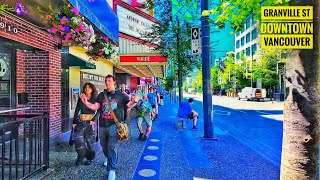 Vancouver Walk 🇨🇦  Downtown to Yaletown [upl. by Enyad946]