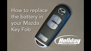 How to Replace the Battery in Your Mazda Key Fob [upl. by Acilef]