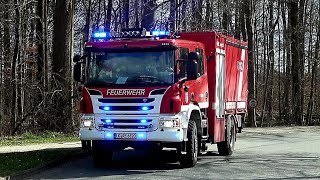 Schwerer Verkehrsunfall in Kirchgellersen Einsatzfahrten Feuerwehr Reppenstedt  Rettungsdienst LG [upl. by Gally]