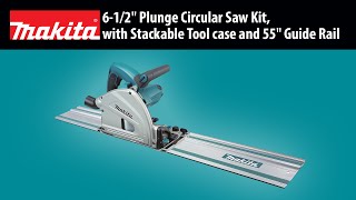 MAKITA 612quot Plunge Circular Saw w tool case SP6000J [upl. by Adnuhsal]