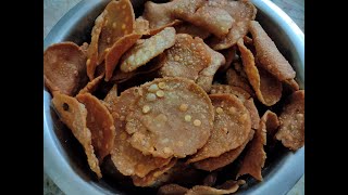 Ottavadai  Thattai Recipe in Tamil  How to make Ottavadai  Snacks Recipe in Tamil [upl. by Kohl]