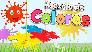 Mezcla de COLORES en Español para niños [upl. by Myna]