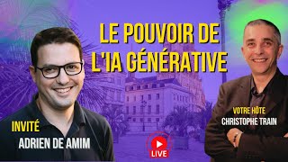 Le Pouvoir de lIA Générative avec Adrien de Amim [upl. by Nad]