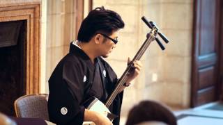 Musique Traditionnelle Japonaise Hideaki Tsuji Solo Shamisen [upl. by Obe157]