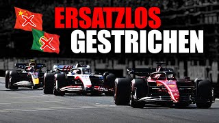 Formel 1 Rennkalender 2023 Ein Grand Prix ersatzlos gestrichen [upl. by Samtsirhc]