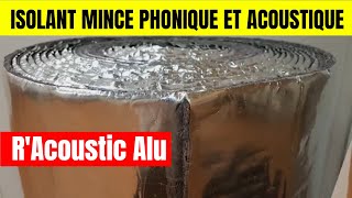 RAcoustic  isolant mince acoustique et phonique pour mur et sol [upl. by Euqinoj]