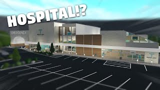 i built a HOSPITAL in bloxburg [upl. by Hannasus]