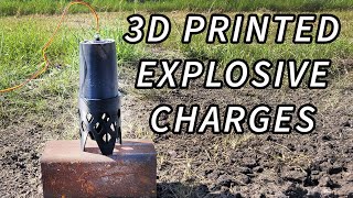 Revolutionary 3D Printed Explosive Shaped Charges  Feat DampS Creations [upl. by Beverlie]