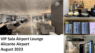 Airport VIP Lounge Tour  Alicante Airport [upl. by Akinal]