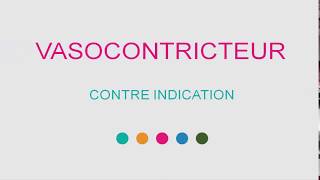 Anesthèsie dentaire  Contre indication du vasoconstricteur [upl. by Gnim]