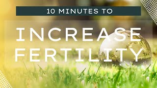 10 Minute Fertility Meditation positive fertility affirmations  Getting Pregnant Meditation [upl. by Redvers]