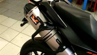 KTM 990 SMT Wings exhaust [upl. by Dulcinea]