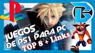 TOP 8 Juegos De Play Station 1 PS1  Links PC [upl. by Clemmy]