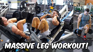 PREP UPDATE  MASSIVE LEG WORKOUT [upl. by Edals]