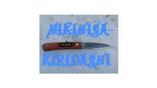 Mikihisa folding Kiridashi knife [upl. by Santoro]