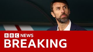 England manager Gareth Southgate resigns after Euro 2024 final defeat  BBC News [upl. by Naahs]