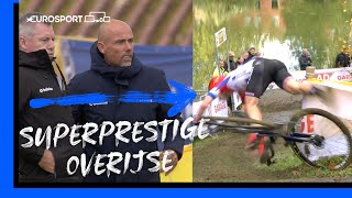 CycloCross Superprestige Overijse 2023  Crash On The Final Lap 😳  Mens Highlights  Eurosport [upl. by Egiarc221]