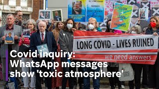 UK Covid Inquiry resumes as government actions during pandemic under scrutiny [upl. by Norvall]