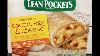 Lean Pockets Applewood Bacon Egg amp Cheese Review [upl. by Seditsira]