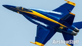 Blue Angels 2022  Five Ship Practice and Fat Albert Flybys  Ellsworth AFB Airshow 2022 [upl. by Lleznov920]