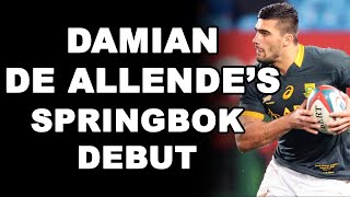 Damian de Allendes Springbok Debut [upl. by Deina]