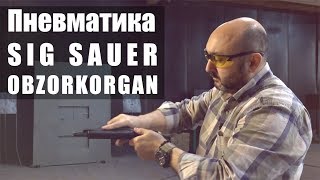 SIG SAUER Пневматические копии боевого оружия OBZORKORGAN [upl. by Dviad935]