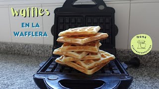 Cómo Usar La WAFFLERA  Waffles dulcessalados [upl. by Ilrebmik762]