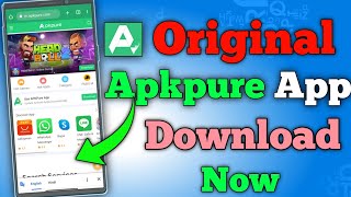 Apkpure App download Now  How to download apkpure app [upl. by Astera752]