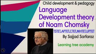 tstet psychology in urdu Noam chomsky language Development theory For TSTETAPTETCTET class13 [upl. by Nifares]