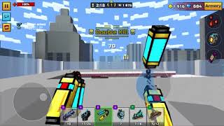 Pixel Gun 3D 75 Kill Gameplay [upl. by Attenreb229]