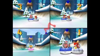 Diddy Kong Racing N64 All Stages 4 player Netplay 60fps [upl. by Louls]